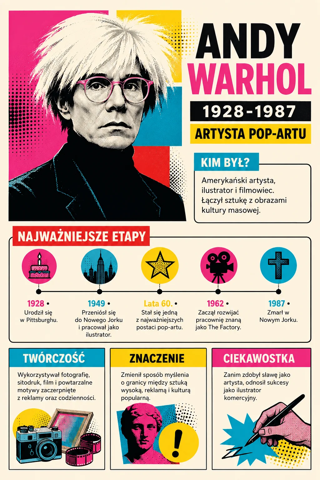 Przykładowy materiał: Infografika biograficzna