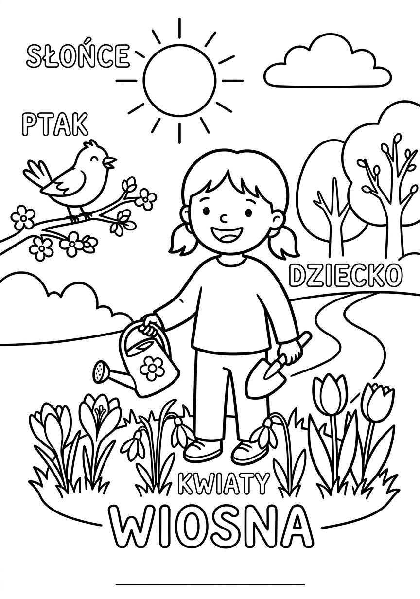 Przykładowy materiał: Kolorowanka edukacyjna